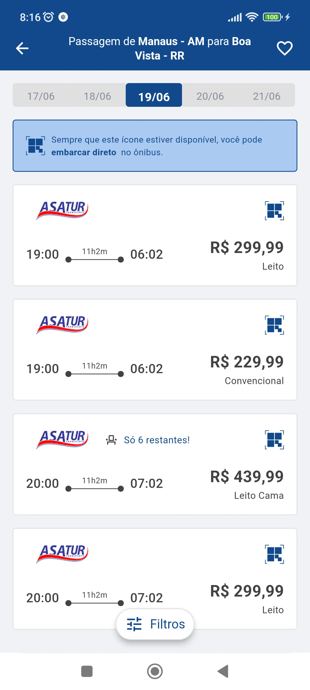 Asatur Transporte screenshot